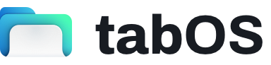 tabOS logo and text