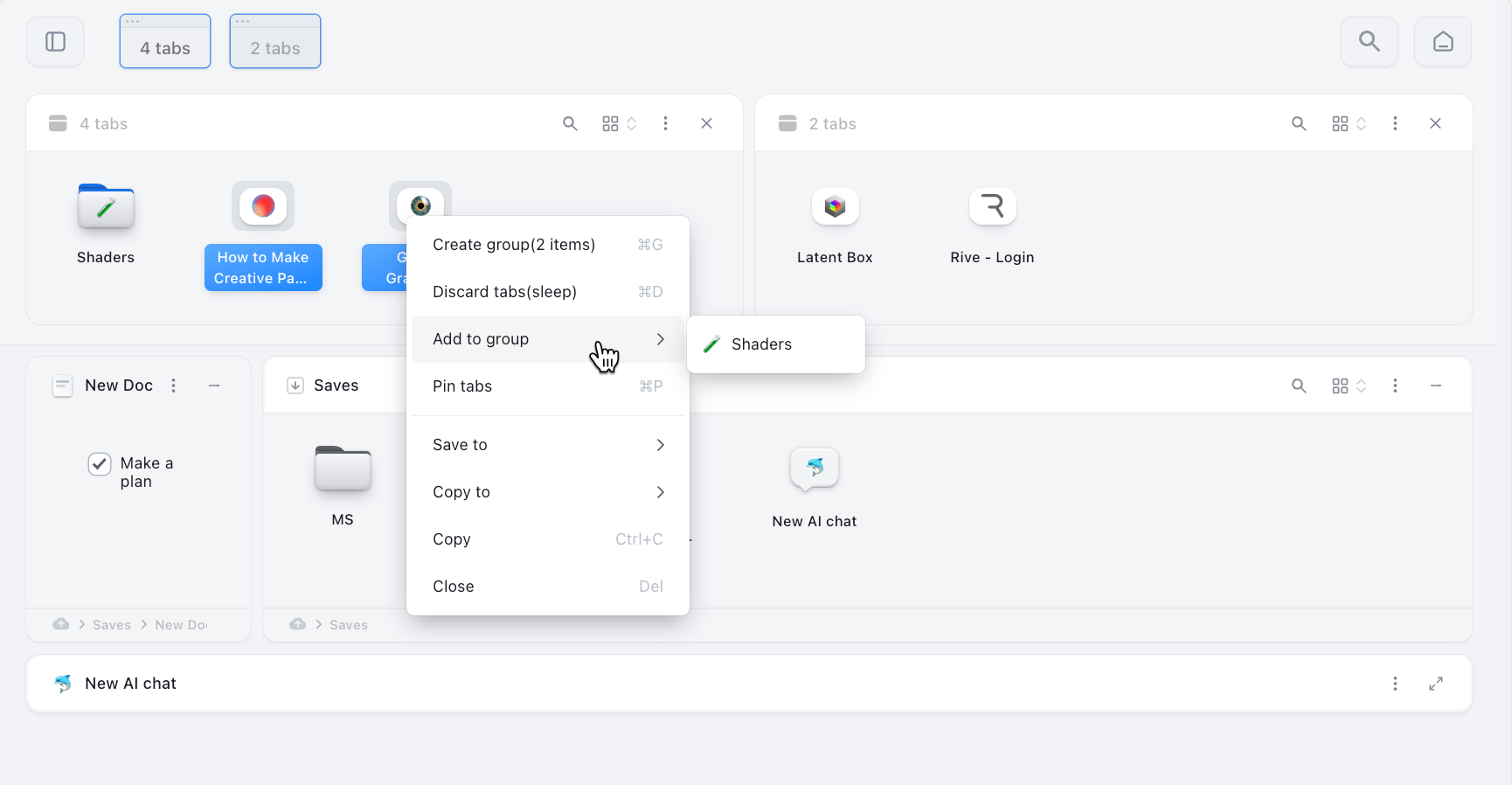 tabOS in new tab